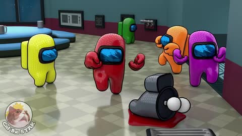 Among Us Distraction Dance | 3D Animation