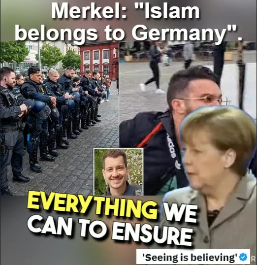 Merkel Islam belongs in Germany