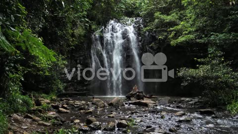 Water falls