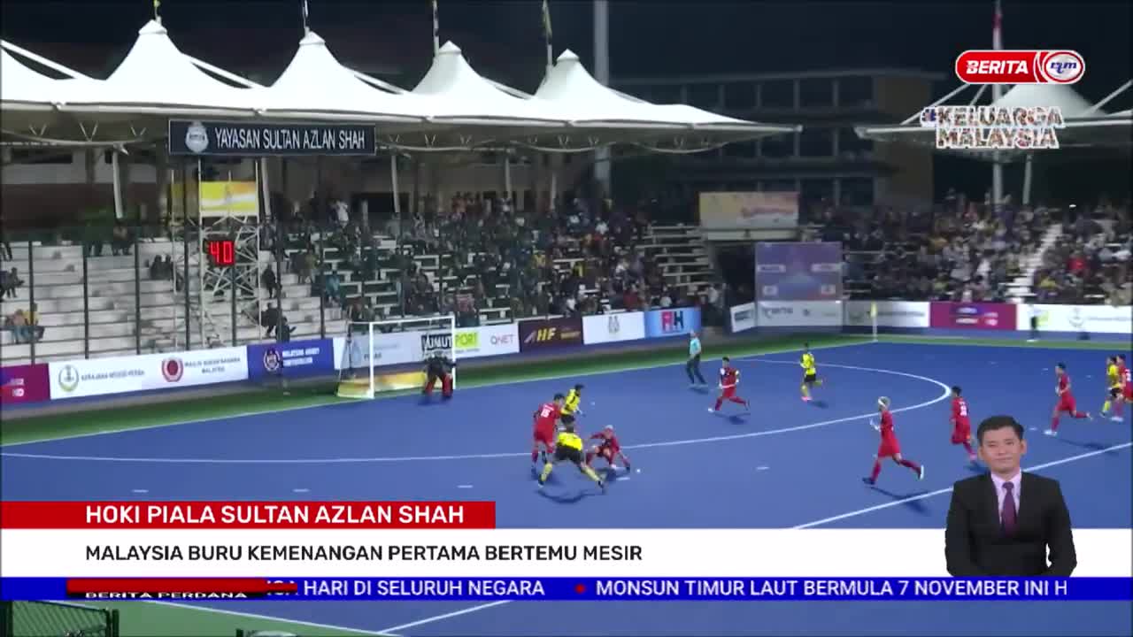 5 NOV 2022 B.PERDANA - HOKI PIALA SULTAN AZLAN SHAH: MALAYSIA BURU KEMENANGAN PERTAMA BERTEMU MESIR