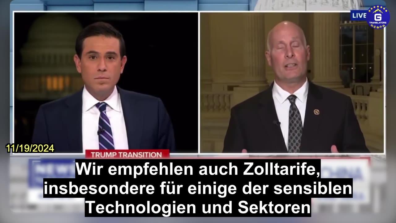 【DE】John Moolenaar: „Wir planen, China den Status einer permanenten normalen Handelsbeziehung...