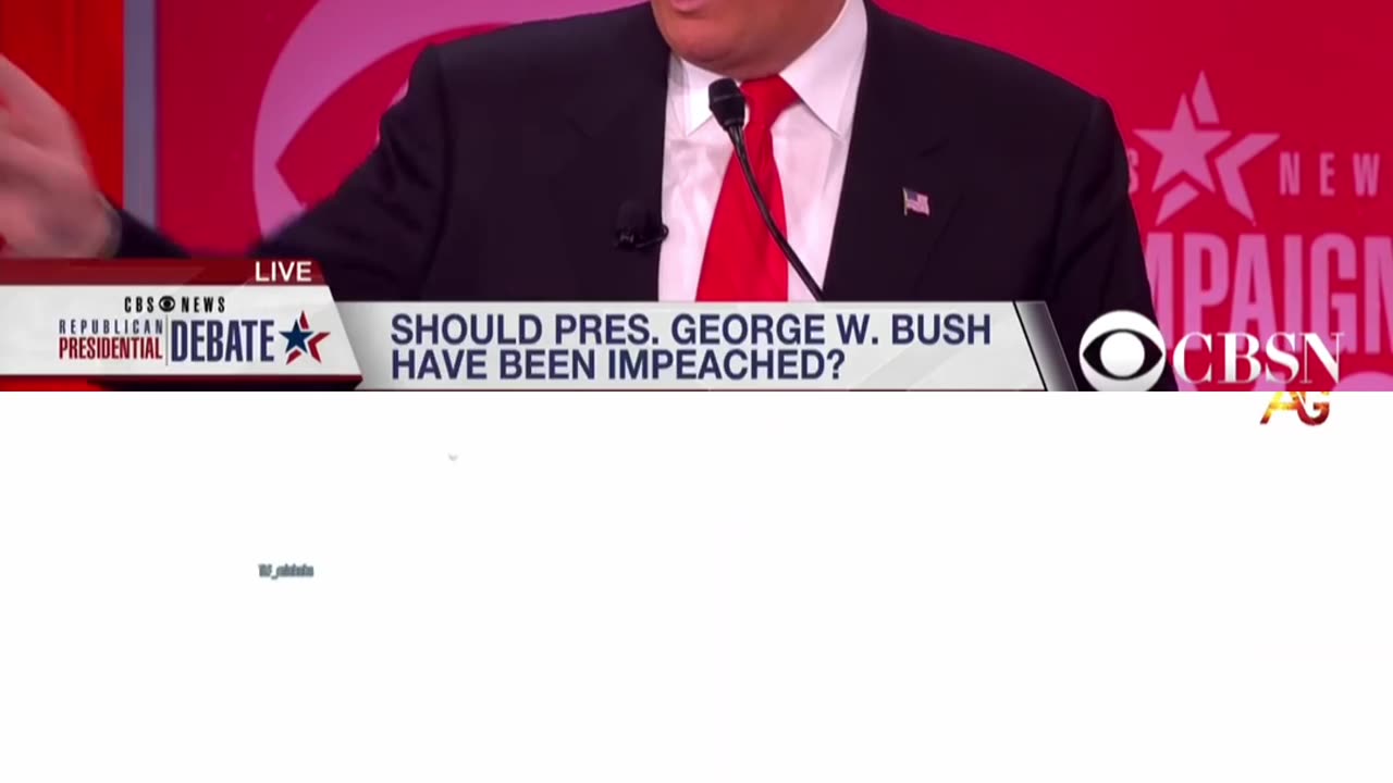 Donald Trump attacks George W. Bush on 9/11, Iraq