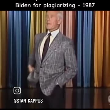 Johnny roasts Joe for his plagiarism.