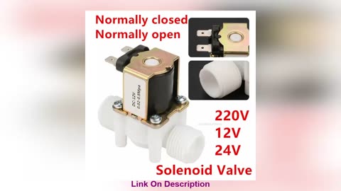 Discount 1/2" 3/4" Male Thread Solenoid Valve AC 220V D