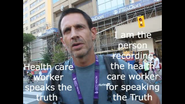 RECORDING THE HEALTH CARE WORKER SPEAKING THE TRUTH AND VIDEO WENT VIRAL