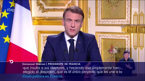 FRANCIA: MACRON dice que agotará su MANDATO y designará otro PRIMER MINISTRO en los "PRÓXIMOS DÍAS"