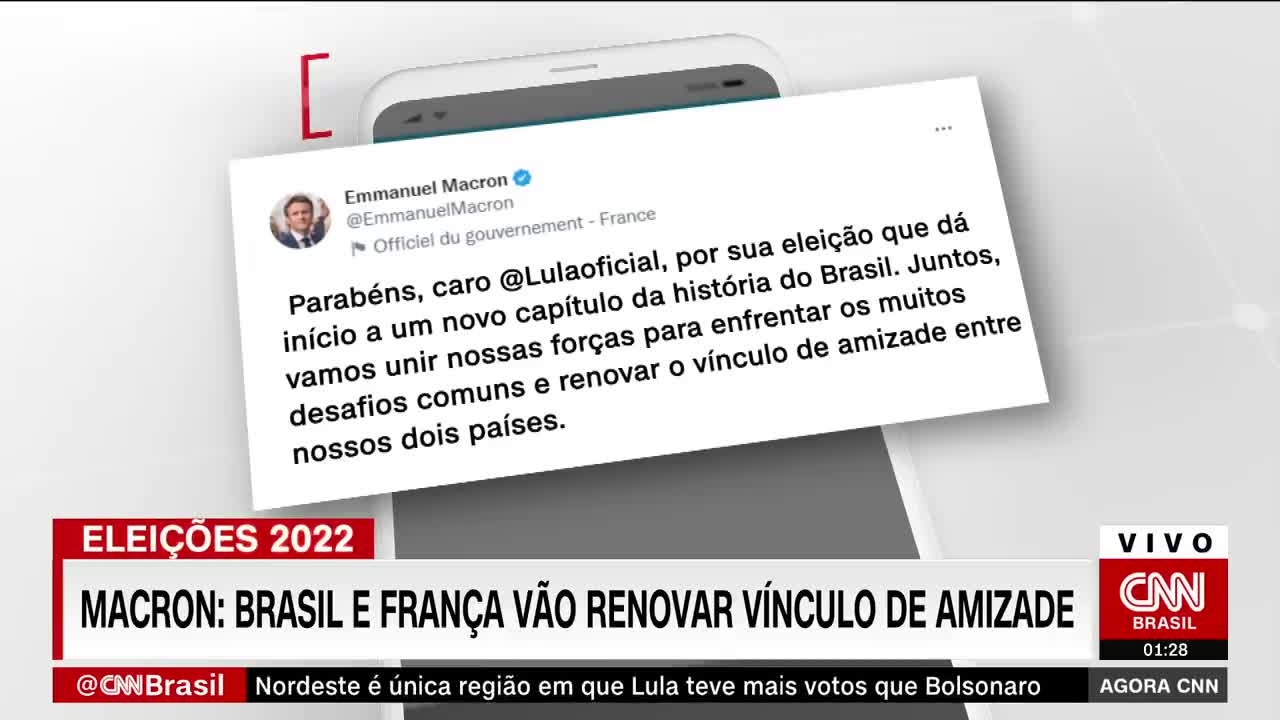 Líderes mundiais parabenizam Lula pela vitória no segundo turno | AGORA CNN