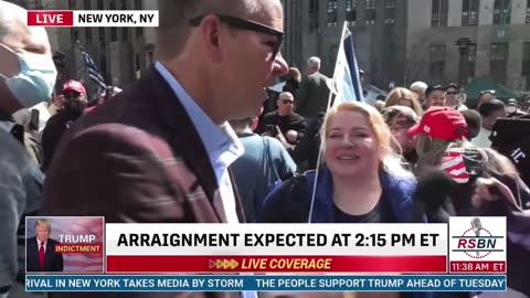 My Interview with RSBN at NYC Trump Rally to Protest Trump’s Indictment and Arraignment