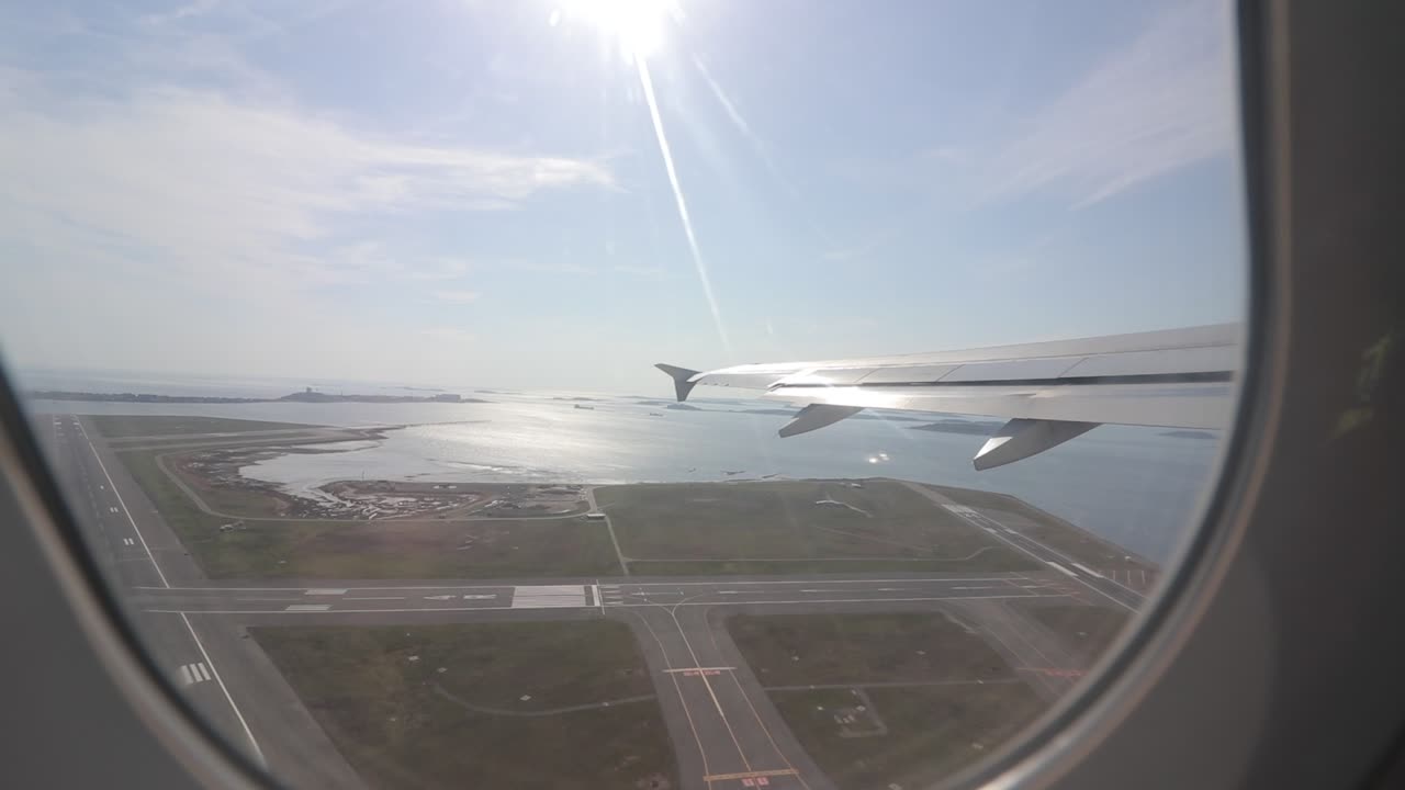 Taking Off from Boston Logan Airport