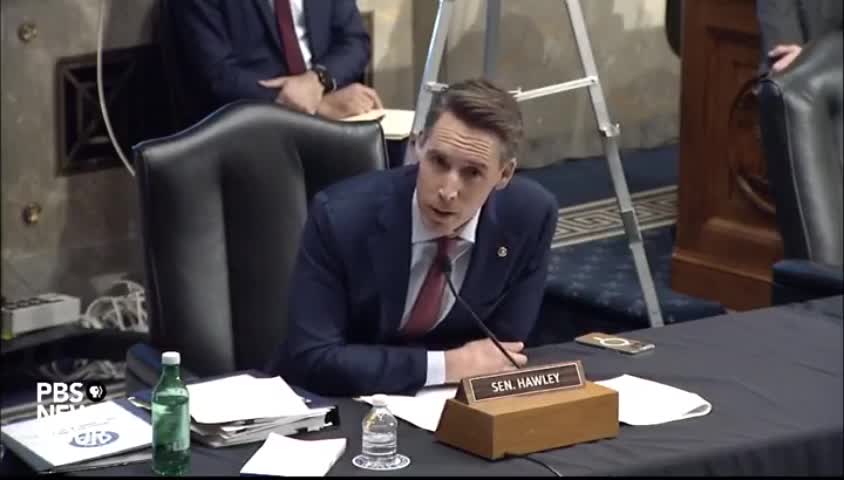 Senator Hawley Ends Wrays Whole Career For Politicizing The FBI