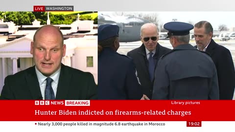 US President Joe Biden_s son Hunter indicted on federal gun charges - BBC News
