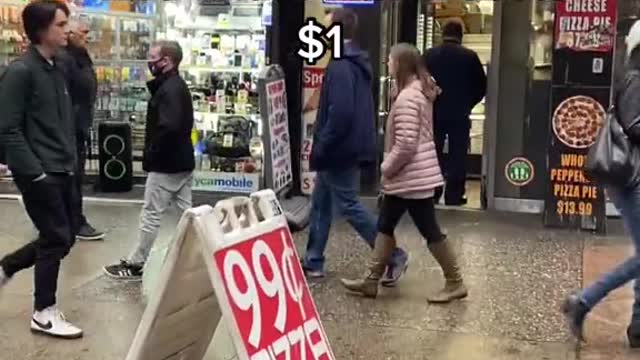 Would you pay $1 for this pizza Wait until the end to see why it’s worth it