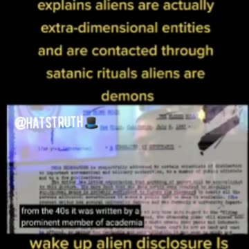 Declassified £BI document 6751 explains interdimensional beings..