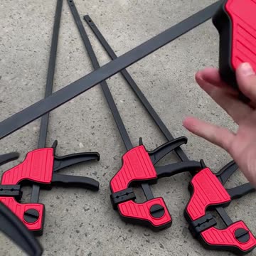 Heavy Duty Bar Clamp One-Handed Wood Clip Kit