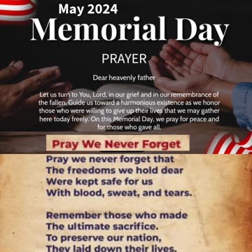 Memorial Day, we pray for those who courageously laid down their lives for freedom. #youtubeshorts