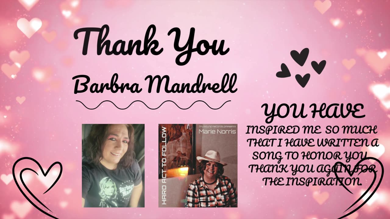 Thank You Barbra Mandrell By Marie Norris