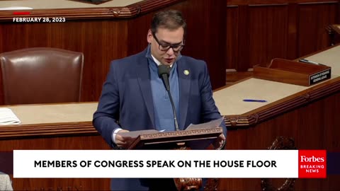 George Santos Introduces Bill On The House Floor