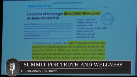 Dr. Peter McCullough: "Babies Are Ingesting mRNA in Milk"