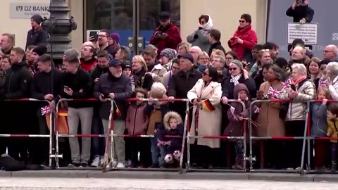 King Charles welcomed by Germany's Steinmeier