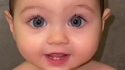 Cute baby are saying some amazing words