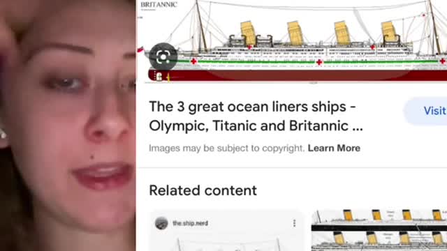 Viral video saying Titanic never sank.