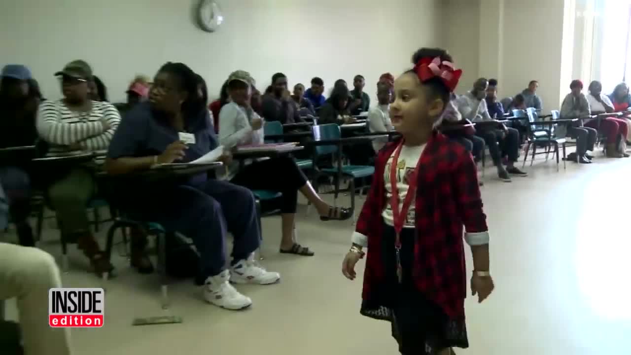 Watch This 5-Year-Old Girl Teach Math Class At University