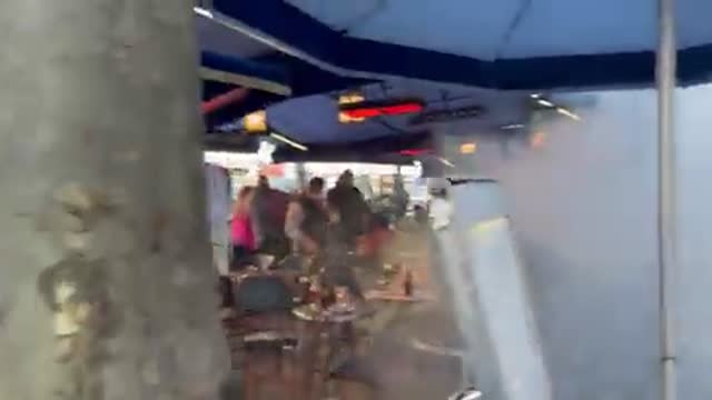 Paris France is a war zone