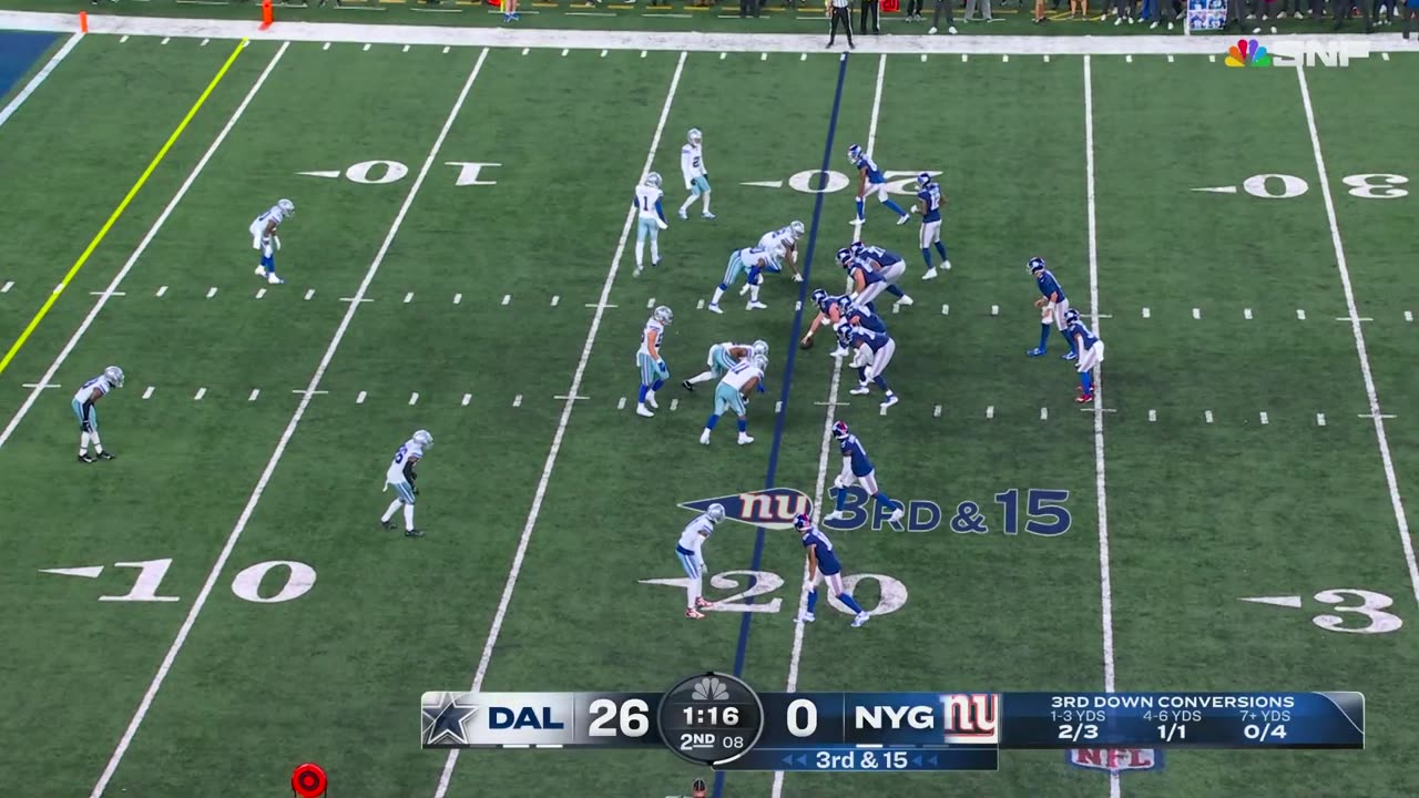 Dallas Cowboys vs. New York Giants