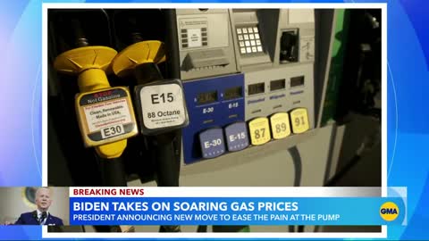 President Biden's efforts to control gas prices l GMA