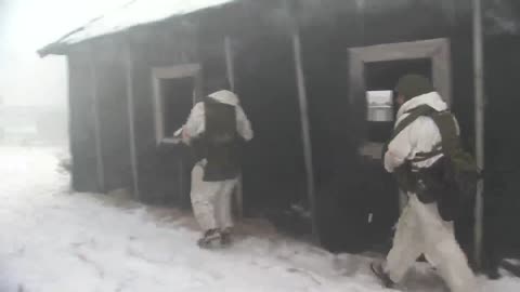 The Russian Armed Forces performing exercises at the training grounds in Belarus.
