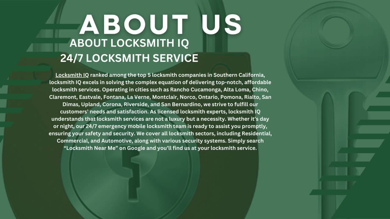 Locksmith IQ