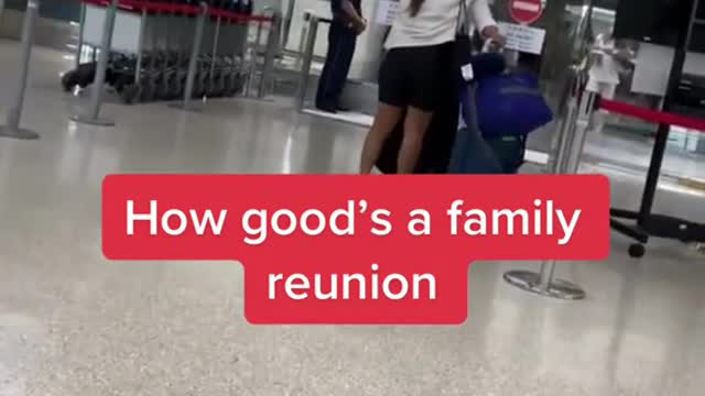 How good's a family reunion