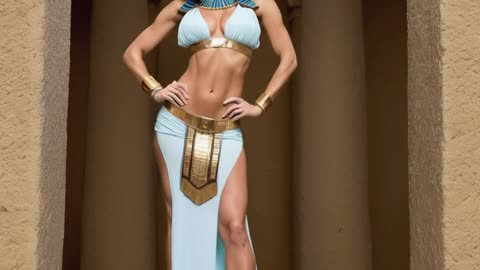 Nicole Aniston as Cleopatra Ai generated