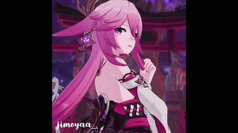 yae miko edit __ 7 rings
