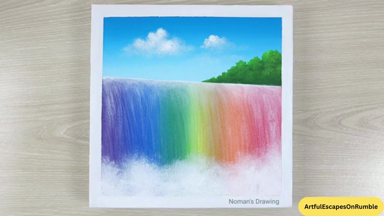 Rainbow Waterfall🌈