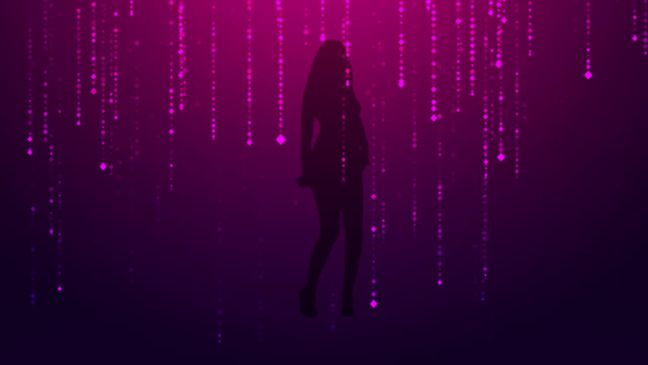 The Matrix woman dancing