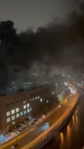 Electronics Plant in Moscow Burning Overnight