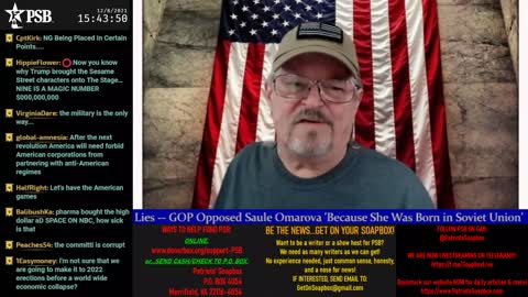 2021-12-08 15:00 EST - The Common Sense Show: with Derek & PATRIOTski