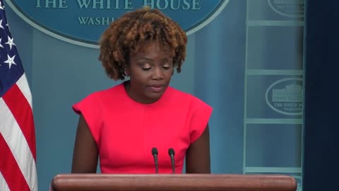 Karine Jean-Pierre holds White House press briefing as new Covid variant spreads in US