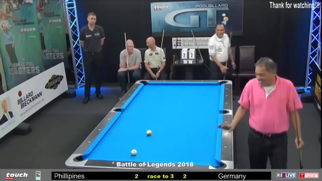 Efren Bata Reyes . Top 15 Amazing shots 2018