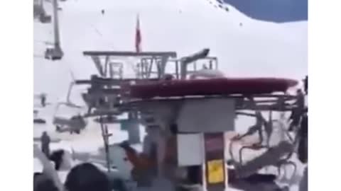 Ski lift malfunctioned tried to kill people.