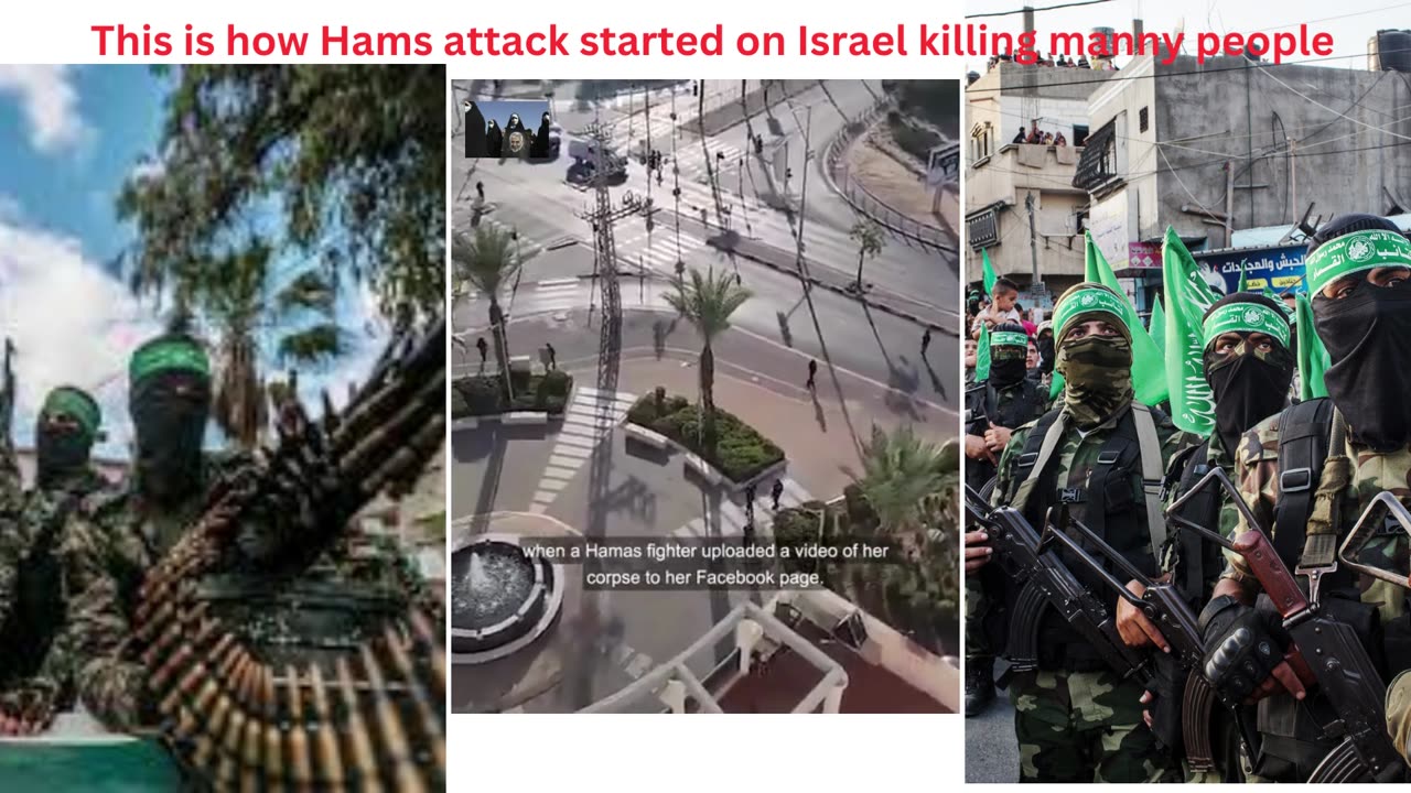 This is how Hams attack started on Israel killing many people