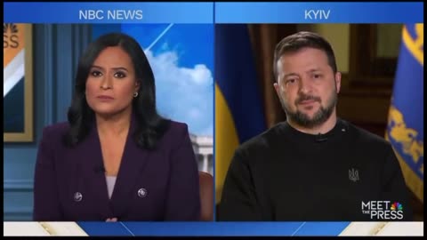 He's a jackass! Zelensky swears during NBC Meet the Press.