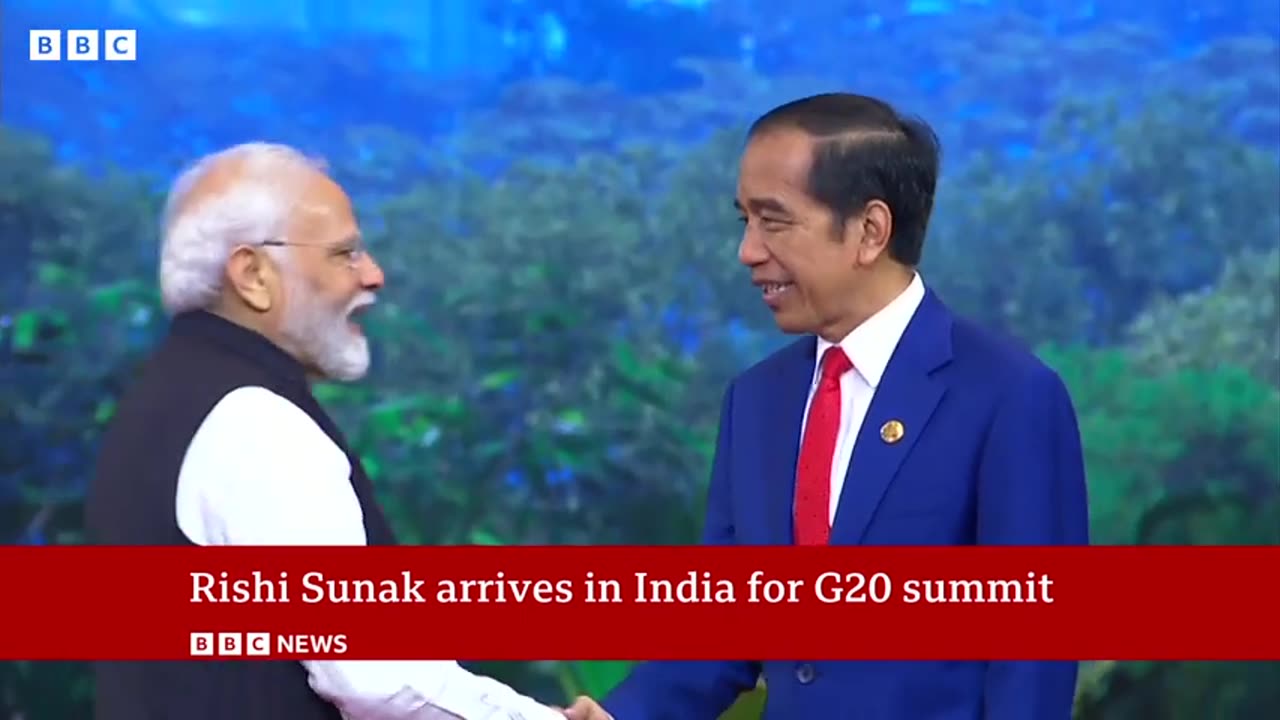 G20 summit_ World leaders arrive in India_s capital - BBC News