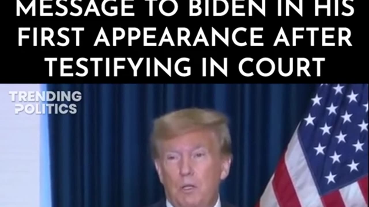 Donald Trump Sends Powerful Message to Joe Biden