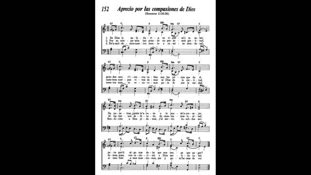 Aprecio por las compasiones de Dios (Canción 152 de Canten Alabanzas a Jehová)