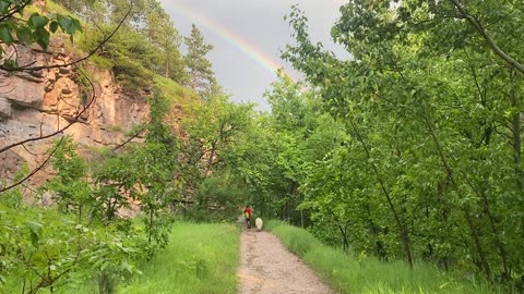 This trail has some of the best views in the Black Hills of South Dakota (Little Elk Creek Trail)