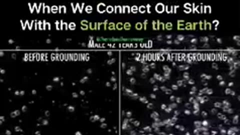 This is what happens the moment your feet touch the earth.