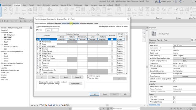 REVIT STRUCTURE 2022 LESSON 18 - CREATING SLAB OPENINGS