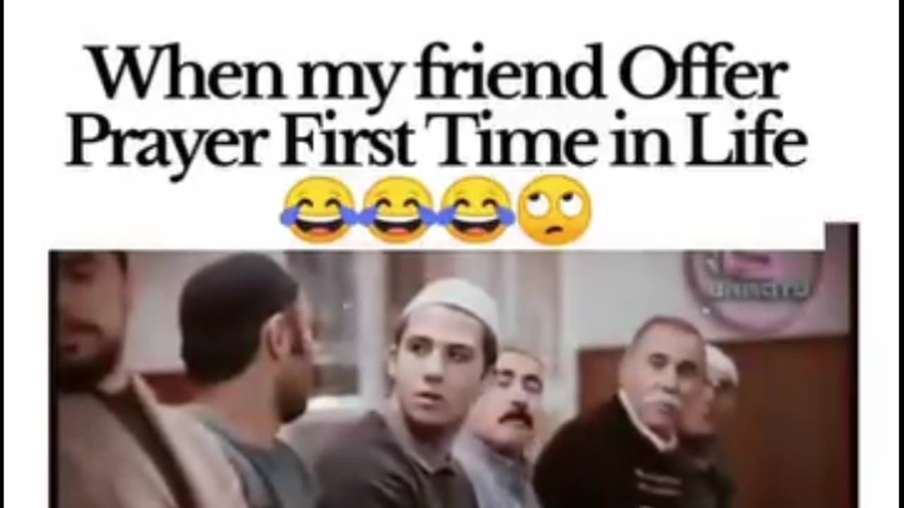 When my friend offer prayer 1st time